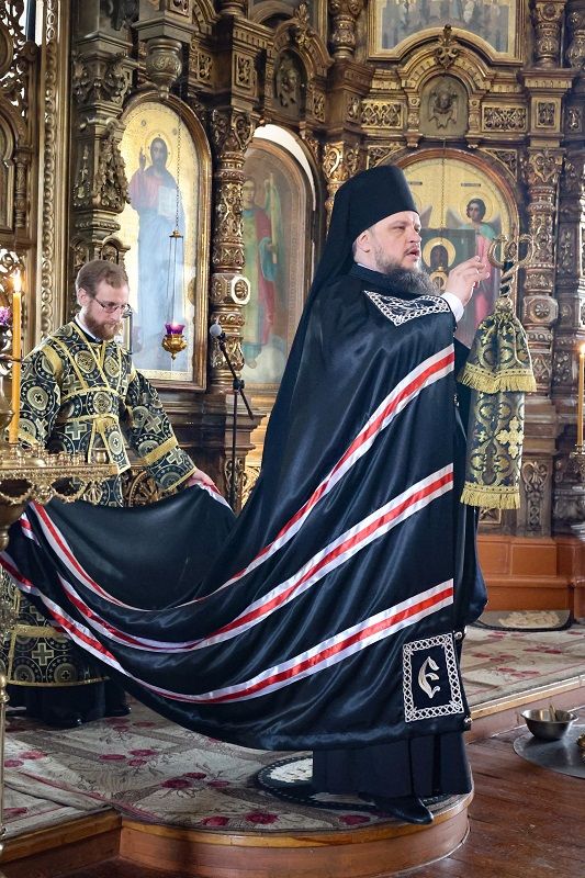 Литургия Преждеосвященных Даров в Знаменском кафедральном соборе г. Борисоглебска